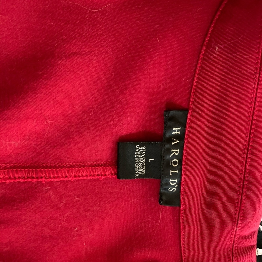 Red denim jacket - Picture 2 of 2